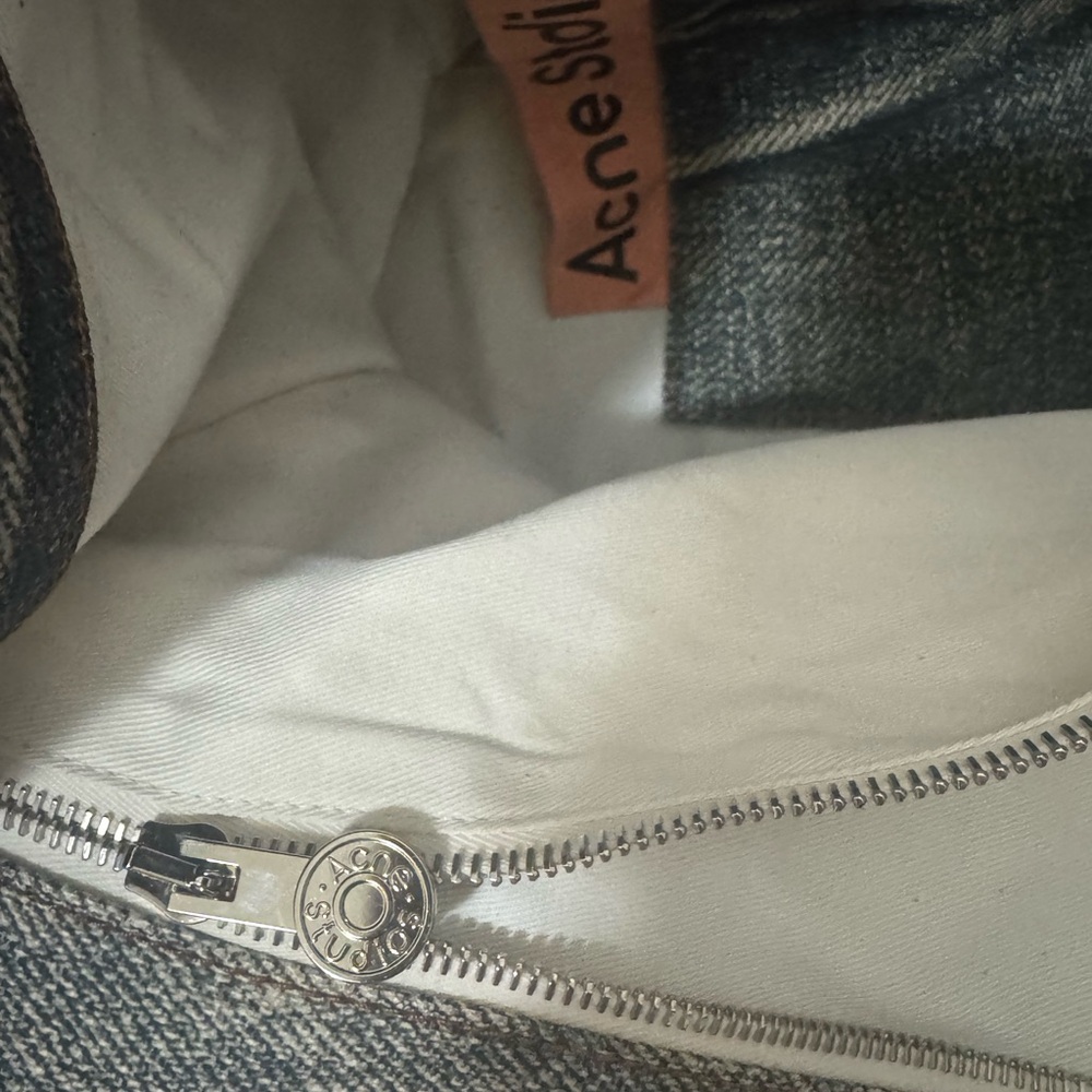 Acne Denim Tote with Colorful Chains - Picture 7 of 9